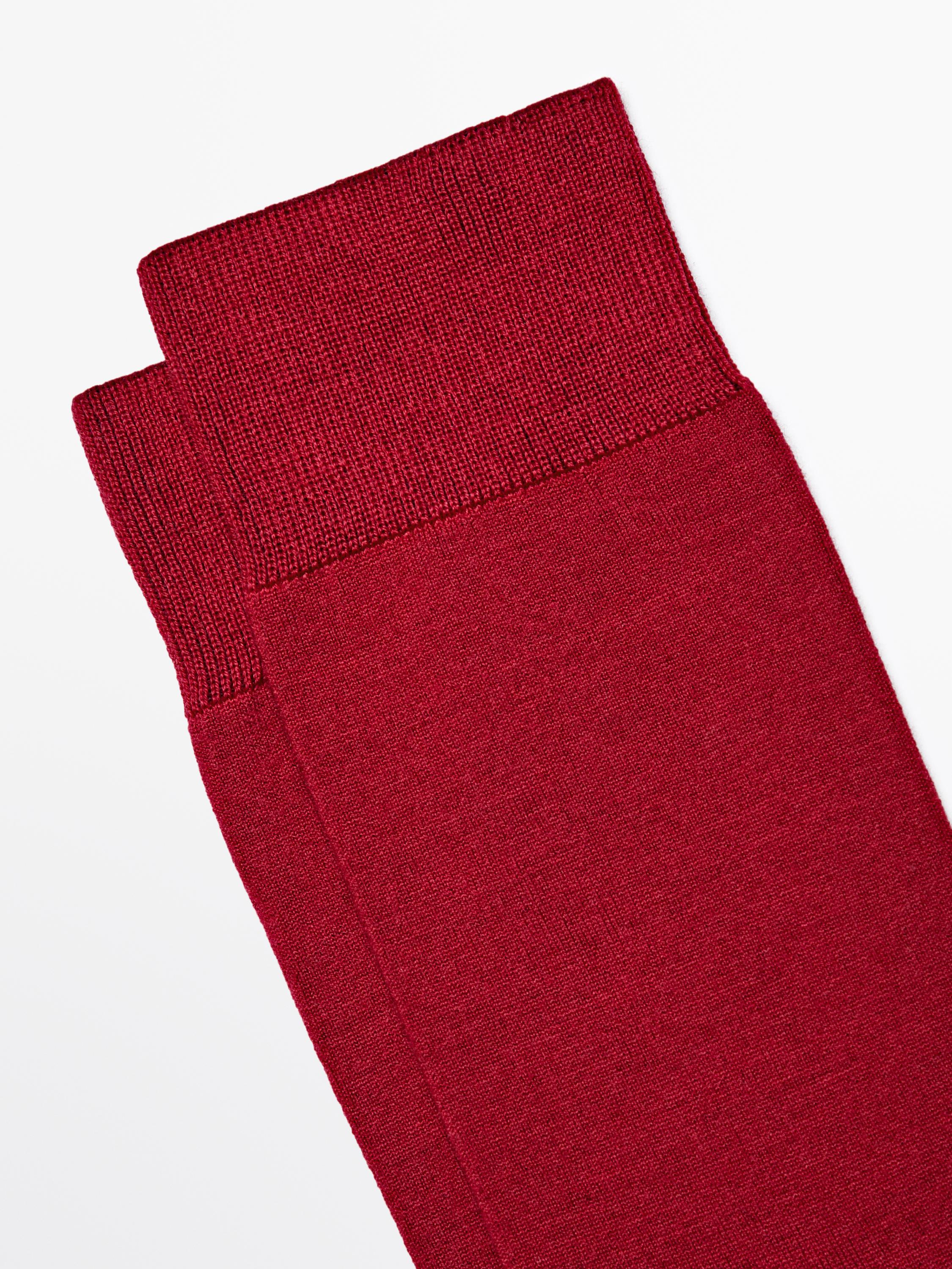 Wool blend socks